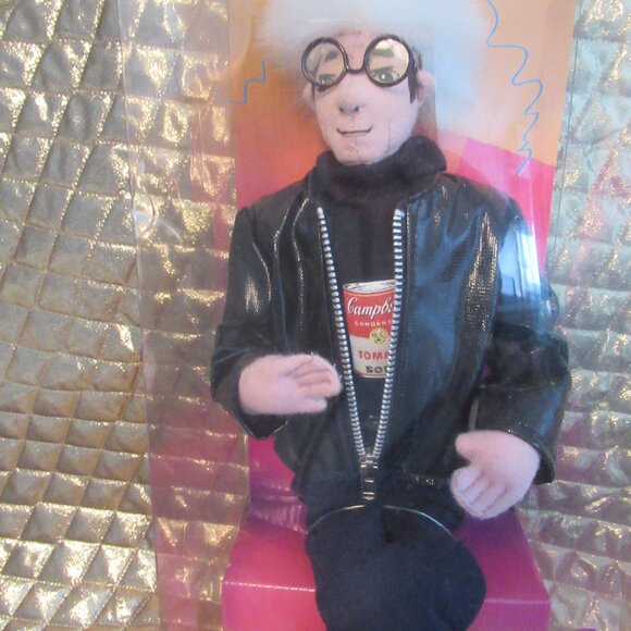Andy Warhol collectable doll, Vintage 2000, Artist, Pop Art, Classic - Picture 3 of 12